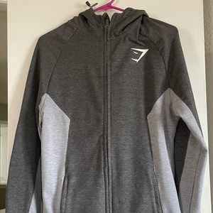 Gymshark Mens Grey Hoodie Size Large
